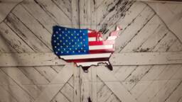 United States Map Flag, Us Flag Map, American America - thumbnail 1