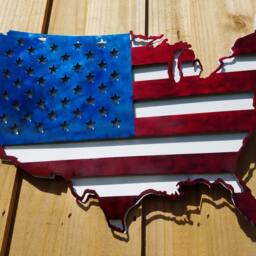 United States Map Flag, Us Flag Map, American America - thumbnail 3