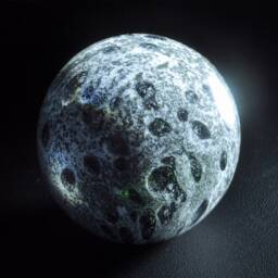 Heady Glass Marble Universe Opal Hand Blown Ball, Silver Space Glass , Trippy Marble Ornaments, Globe Ornaments