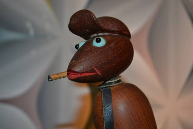 Vintage Wooden Figurine, 1960S Danish Design - image 1