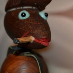 Vintage Wooden Figurine, 1960S Danish Design - thumbnail 3