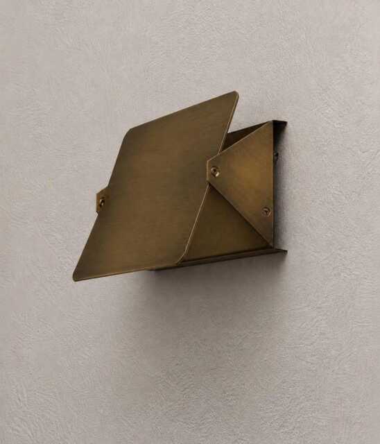 Mid Century Charlotte Wall Light Solid Brass Sconce With Rotating Face, Based On A 1960S French Classic - image 1