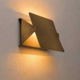 Mid Century Charlotte Wall Light Solid Brass Sconce With Rotating Face, Based On A 1960S French Classic - thumbnail 3