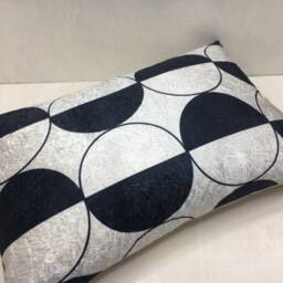 Velvet Ikat Pillow Cover, Handwoven Silk Accent Cushion - 16x24 - thumbnail 4