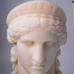 Hera Greek Goddess Candle Handcrafted Soy Beeswax Sculpture - thumbnail 2
