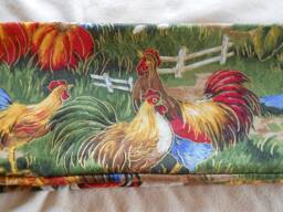 Chicken Farm Door Draft Stopper, 42 Inch Unfilled Blocker - thumbnail 1