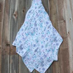 La Llama Muslin Swaddle Blanket, 47 X Swaddle, Girl Baby Swaddling Blanket - thumbnail 4