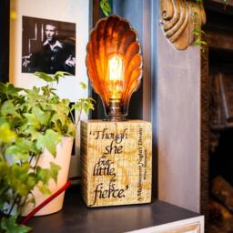 Theatre Footlight Personalised Table Lamp Unusual Unique Theatrical Gift