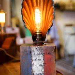 Theatre Footlight Personalised Table Lamp Unusual Unique Theatrical Gift - thumbnail 2