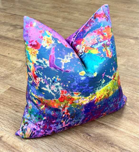 Art Attack Cotton Handmade Cushion 18 - image 1