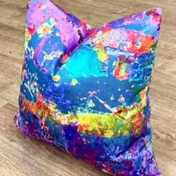 Art Attack Cotton Handmade Cushion 18 - thumbnail 3