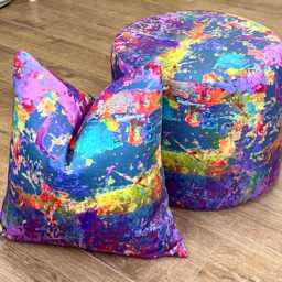 Art Attack Cotton Handmade Cushion 18 - thumbnail 4