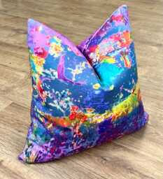 Art Attack Cotton Handmade Cushion 18 - thumbnail 1