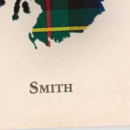 Clan Smith Scottish Tartan Map - Of Scotland Family Wall Decor, Ready To Hang - thumbnail 4
