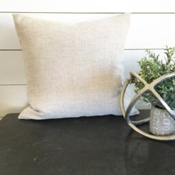 Merry Christmas Wreath Pillow, 18 X Linen Winter Decor, Gift, Pillow Throw - thumbnail 2