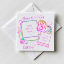 Personalised Unicorn Photo Cushion - Custom Name Age Pillow For Girls - thumbnail 4