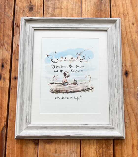 Framed Print From Always Remember - The Boy Mole Fox, Horse & The Storm By Charlie Mackesy
