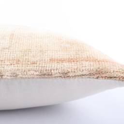 Turkish Kilim Pillow 18x18 Bohemian Woven Cushion - thumbnail 4