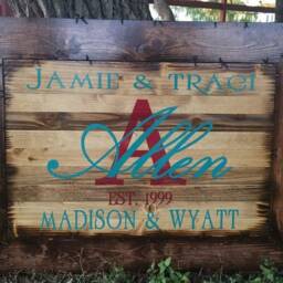 Custom Family Name Sign - Personalized Housewarming Gift Anniversary Last Sign- Wall Art - thumbnail 3