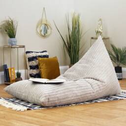 Corduroy Deck Chair Bean Bag, Handmade in The Uk, Beans Included, Multiple Colours Available - thumbnail 2