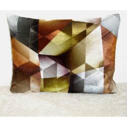 Cushion Cover Metallic Velvet Silver Bronze Green Grey Designers Guild 12x16 Oblong Pillow Sham Bolster With Zip Fitzrovia Contemporary - thumbnail 4