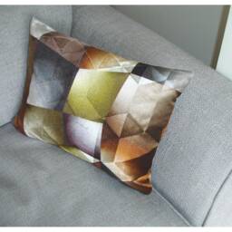 Cushion Cover Metallic Velvet Silver Bronze Green Grey Designers Guild 12x16 Oblong Pillow Sham Bolster With Zip Fitzrovia Contemporary - thumbnail 2