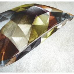 Cushion Cover Metallic Velvet Silver Bronze Green Grey Designers Guild 12x16 Oblong Pillow Sham Bolster With Zip Fitzrovia Contemporary - thumbnail 3