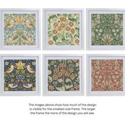 William Morris Framed Print, Shadow Box Picture, Fabric, Textiles Art, Vintage Wall Floral, Housewarming Gift - thumbnail 3