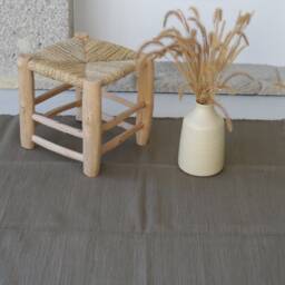 Large Handwoven Green Rug, Bedroom Cotton Area Living Room Tapis Vert, De Salon Pour Enfants Tiss?? ?? La Main - thumbnail 4