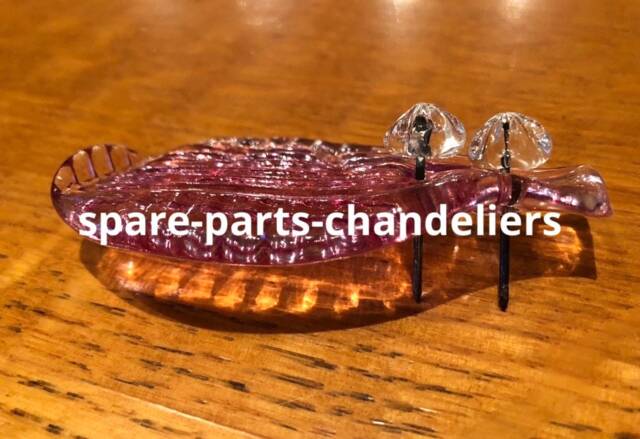 Leaves For Mirrors, Spare Parts in Murano Blown Glass, Pink Rose - image 1