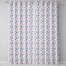 Soft Pastel Firework Sparkle Seamless Pattern Light Festive Design Readymade Eyelet Ring Top Thermal 100% Blackout Curtains - thumbnail 2