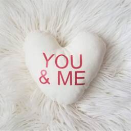 Custom Heart Shaped Pillow, Heart Plush, Funny Valentine Gift, Custom Gift For Him, Valentine Friend, Candy - thumbnail 3