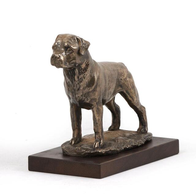 Rottweiler, Dog Wooden Base Statue, Limited Edition, Artdog - image 1
