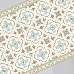 Moroccan Pattern Mat. Vinyl Mat .runner Floo .pvc Rug.vinyl Rug. Kitchen Art Mat.floor Mat.designed For Home&office - thumbnail 3