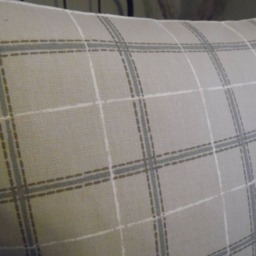 Scottish Clay.denim Blue.plaid Pillow Cover.slipcovers.farmhouse.toss Pillows.throw Pillows.lumbar Pillows - thumbnail 2
