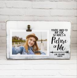 Hard To Buy For Christmas Gift, Funny Wood Picture Frame, Personalized Custom Anniversary, Sarcastic Birthday Of Me - thumbnail 1