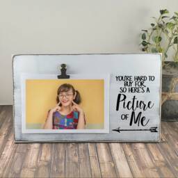 Hard To Buy For Christmas Gift, Funny Wood Picture Frame, Personalized Custom Anniversary, Sarcastic Birthday Of Me - thumbnail 3