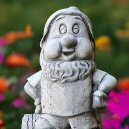 Concrete Football Gnome Statue Garden Concrete With Ball Hand-Poured Yard Ornament Outdoor Sports Decoration Gnome Lover Gift - thumbnail 4