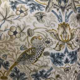 Clarke & William Morris Strawberry Thief Linen Plum Arts Crafts Cushion Cover 16 - thumbnail 2