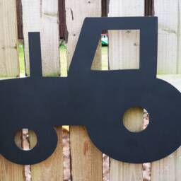 Tractor Chalkboard Sign, Kids Outdoor Playroom Decor - 59 X 39cm - thumbnail 2