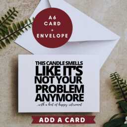 Funny Retirement Candle Gifts For Women Gift Men Card Present Cards W - thumbnail 3