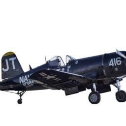 Vintage Airplane - Propeller Plane Aviation Wall Decal Peel & Stick Aircraft Reusable Fabric Vwaq-Pas19 - thumbnail 2