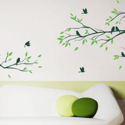Wall Decals For Nursery Baby Room Designs Tree Branch With Birds Sticker Home Decor Art By Decalisland - Sd 019 - thumbnail 3