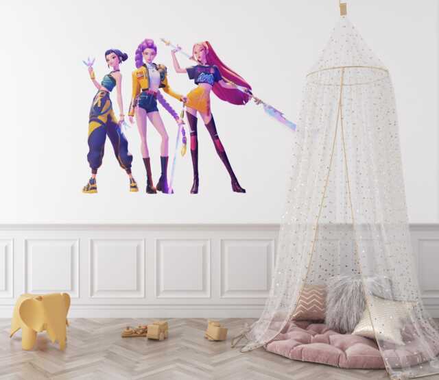 Mira, Zoey, Rumi - 739mm - Kpop Wall Sticker Set - image 1