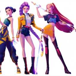 Mira, Zoey, Rumi - 739mm - Kpop Wall Sticker Set - thumbnail 3
