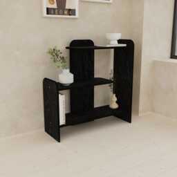 Birch Plywood Bookcase Minimalist Scandi Plant Stand, 3 Shelf - thumbnail 3