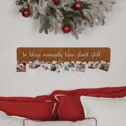 Wooden Family Sign, Valentines Day Gifts For Couples Wall Decor Photo Display Anniversary Gifts, in These Moments Picture Frame - thumbnail 2