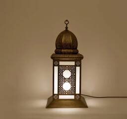 Moroccan Brass Floor Lamp, Handmade Custom Light, Contemporary Traditional Solid Home Decor