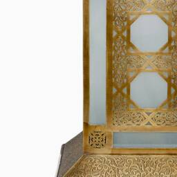 Moroccan Brass Floor Lamp, Handmade Custom Light, Contemporary Traditional Solid Home Decor - thumbnail 4