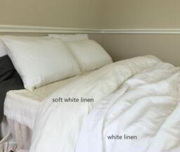 Soft White Linen Duvet Cover Made Of 100% Ultra Soft Linen, White Bedding, Queen Cover, King Bedding